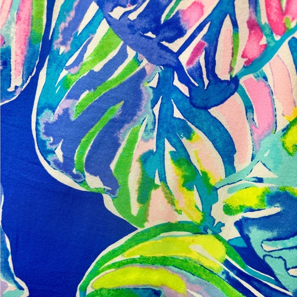 Lilly Pulitzer JACKIE 100% Silk Shift Dress CASA DEL SOL | Small - Picture 3 of 11